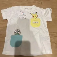 monpoké ピカチュウ ポケットTシャツ 90cm