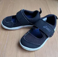 asics ベビーサンダル 15cm 黒
