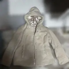 LIZ LISA リズリサ 長袖 フード付き コート 0 ベージュ レディース