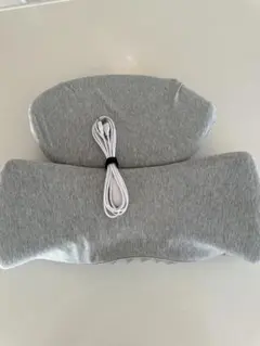 人間工学デザイン グレー枕 リモコン付き