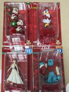 Happyくじ ディズニー クリスマスオーナメント 2025年 4体セット
