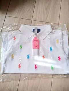 美品・クリーニング済 ポロ ラルフローレン ポロシャツ 120cm ホワイト