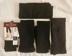 ブラック レギンス八分丈 5点セット サイズM～L