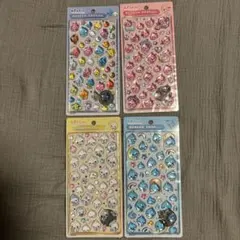 しずくちゃん ボンボンドロップシール キャラクターシール 4シートセット