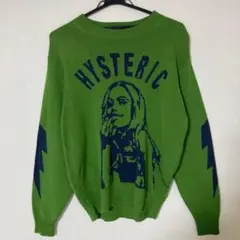 HYSTERIC グリーンニットセーター