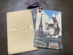 わちふぃーるど 猫のダヤン こねこ会議ミラー エッフェル塔 ミニ鏡