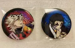 鬼滅の刃　ランダムグリッター缶バッジ　童磨　獪岳　2個セット