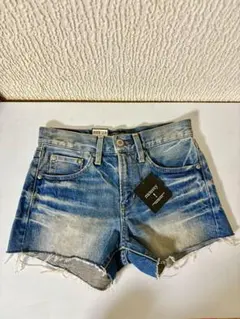 未使用タグ付きmoussy平成ギャル Y2K グランジ　デニムショーパン