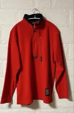 Timberland フリース Sサイズ レッド　古着