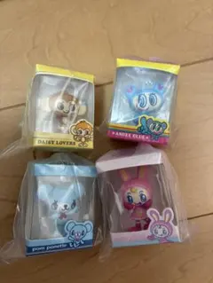 ナルミヤ　キャラクターズ ミニチュアパッケージチャーム 4個セット