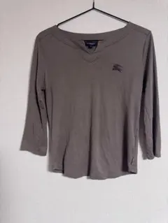 BURBERRY LONDON 五分袖 カットソー ブラウン
