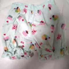 新品　ミキハウス 水通し　70cm 80cm　ズボン 短パン ショートパンツ