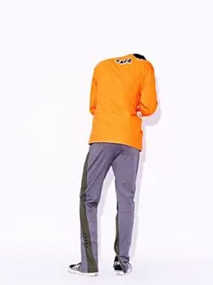 EN+ERクロス3DプリントサイドライトスウェットパンツENER