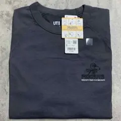 【新品・未使用】ユニクロピーナッツUTスヌーピー ダークグレーS