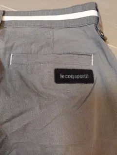 ゴルフ le coq sportif ストライプ ロングパンツ