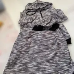 グレー系 フード付き セットアップ