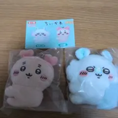 ちいかわ クリップぬいぐるみ モモンガ&カニちゃんのセット