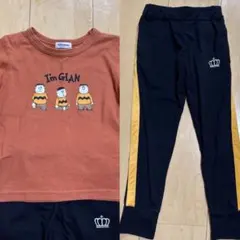 I'mDoraemon ジャイアン　Tシャツ　長袖　ベビードール　ズボン　110