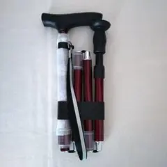 【未使用】スカイステッキ スリムⅢ 折りたたみ杖（エンジ） 未使用】スカイステッキ スリムⅢ 折りたたみ杖（エンジ） - メルカリ