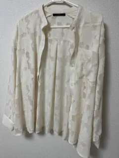 【kastane】フラワージャガードブラウス