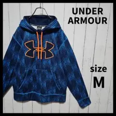 【UNDER ARMOUR】 ドライスウェットフーディ　総柄　F504