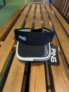 【新品未使用】PING ゴルフ バイザー ブラックのサムネイル