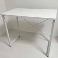 サンワダイレクト デスク 80 奥行45 パソコンデスク pcデスク ホワイト