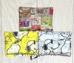 SALE新品　スヌーピー　SNOOPY 折りたたみ　大容量エコバッグ　3個セット