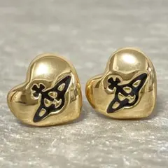 Vivienne Westwood｜ハートスタッズピアス／ゴールド