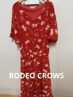 かつるるん様リクエストRODEO CROWNS ワンピース　+ ネックレス2点