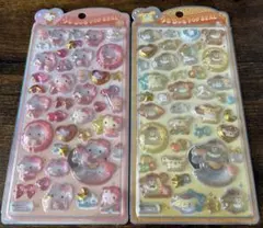 国内正規品　うるちゅるポップシール　サンリオ　ポムポムプリン　ハローキティ
