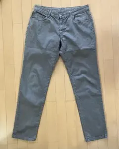 【涼】コムサイズム COMME CA ISM パンツ カーキグレー Lサイズのサムネイル