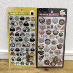 正規品　ボンボンドロップシール 和柄 おにぎり　ラーメン