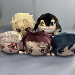 鬼滅の刃　寝そべりぬいぐるみ4種／ともぬい1種