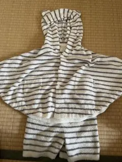 80〜90　ジェラートピケ　ポンチョ