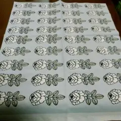 専用です。ヴィヒキルース 36輪 62×42㎝ アイスグレー 廃盤  ハギレ