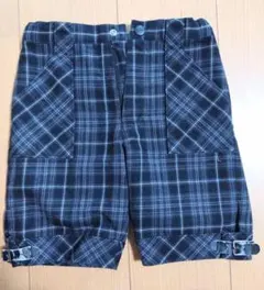 COMME CA ISM チェック柄ハーフパンツ 100 新学期　入園