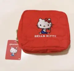 ハローキティ キルティング ポーチ 刺繍 サンリオ
