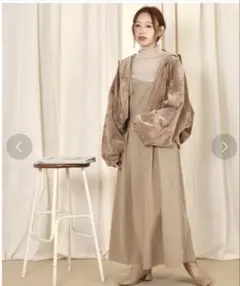 wcloset ワンショルダー風ジャンスカ