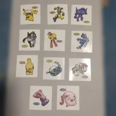 ポケモンパンシール　11枚セット