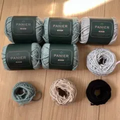 セリアPANIER パニエ コットン毛糸 5玉セット