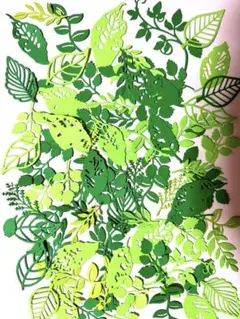 クラフト／ダイカット　葉っぱセット （100枚以上）