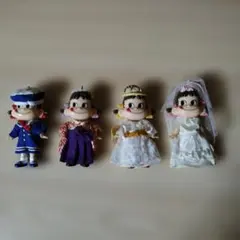 ペコちゃん 4体セット キーホルダー