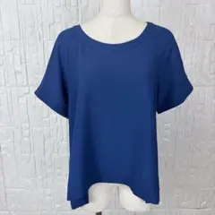 【美品】ANAYI アナイ カットソー ブラウス ネイビー 38/M 【z2】のサムネイル