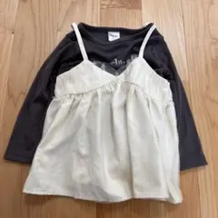 しまむら RELA.チュールキャミ＋Tシャツ 90cm