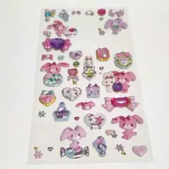 サンリオ ぼんぼんりぼん ぷっくりシール① キラキラ宝石付き