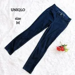 UNIQLO ユニクロ ストレッチ スキニー デニムパンツ ウエストゴム ブルー