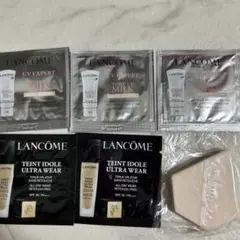 LANCOME サンプルセット ファンデーション 化粧下地 スポンジ　計6点のサムネイル