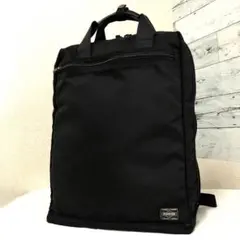 極美品✨ ポーターステージ ビジネスバッグ リュック ブラック A4可 大容量