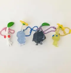 ピクミン　岩・光・氷・白　マスコットフルーツグミ２　キーホルダー　４個セット